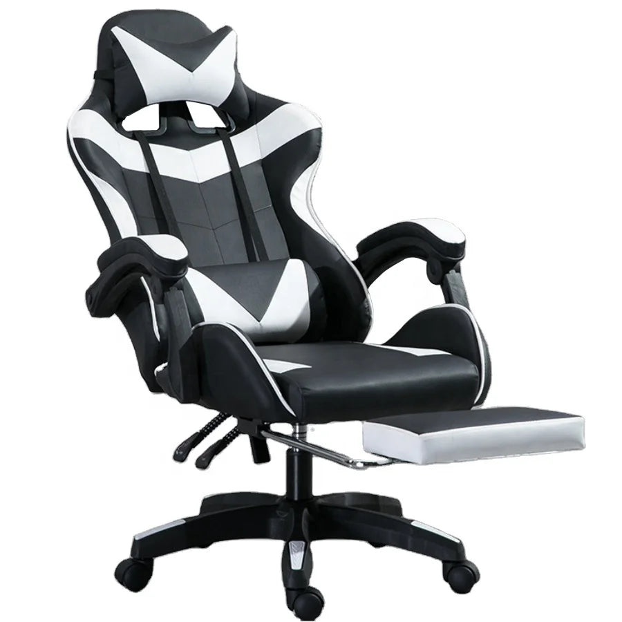Azul Masaje De Silla De Oficina De Juego Kursi Gaming Murah