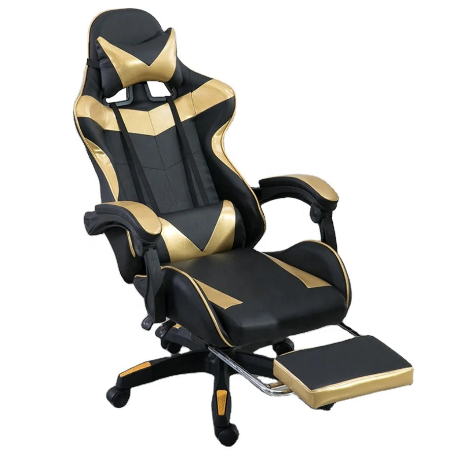 Azul Masaje De Silla De Oficina De Juego Kursi Gaming Murah