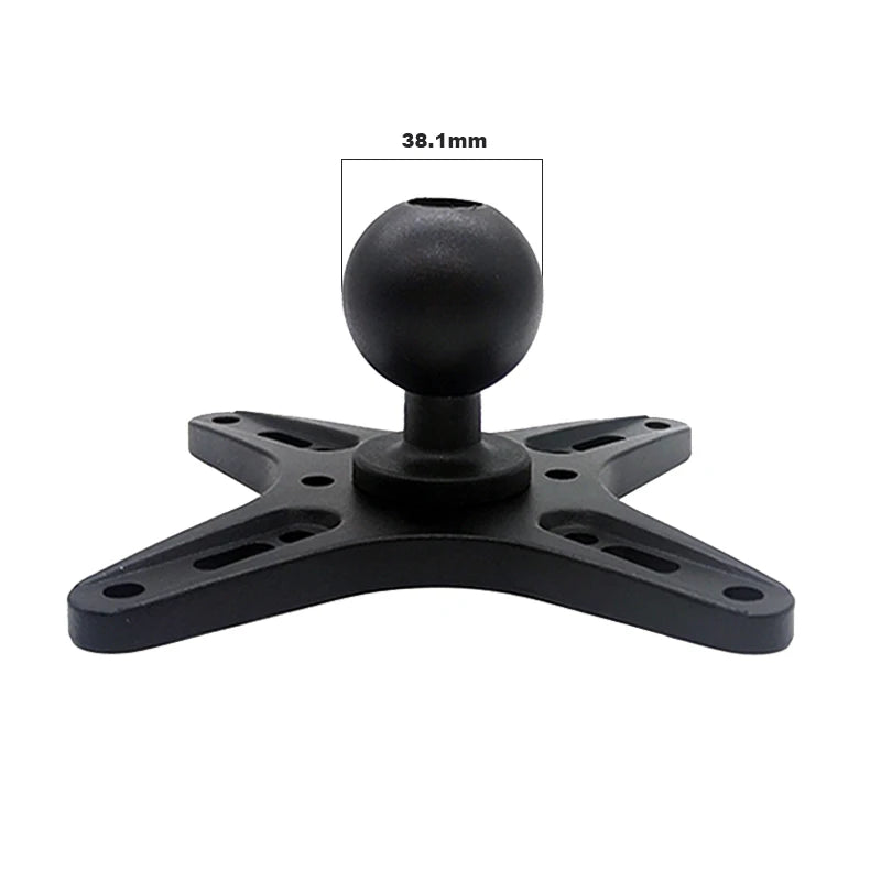 360 Adjustable Steel Bracket Plate Monitor Pc Holder Mount 1.5inch Ball Adapter 100 Vesa 75 X 75 Tablet Vesa Mount 13 for Ram