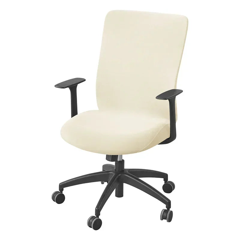 1PC Solid Color Office Chair Cover Stretch Computer Chair Covers Rotating Gaming Chair Case Funda Silla Escritorio Study Room