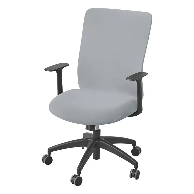 1PC Solid Color Office Chair Cover Stretch Computer Chair Covers Rotating Gaming Chair Case Funda Silla Escritorio Study Room
