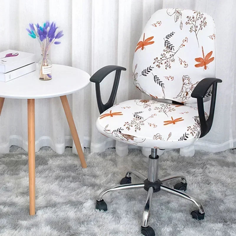 1 Set Office Chair Covers ElasticGaming Chair Covers Lift Removable Computer Armchair Slipcover Rotating funda silla escritorio
