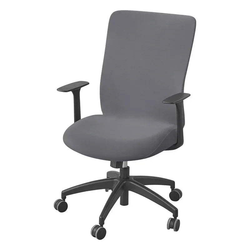 1PC Solid Color Office Chair Cover Stretch Computer Chair Covers Rotating Gaming Chair Case Funda Silla Escritorio Study Room