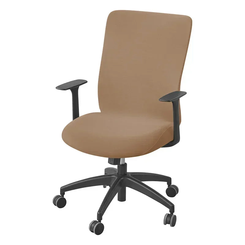 1PC Solid Color Office Chair Cover Stretch Computer Chair Covers Rotating Gaming Chair Case Funda Silla Escritorio Study Room