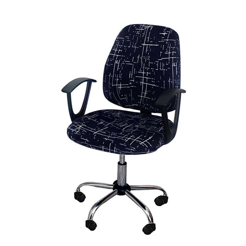 1 Set Office Chair Covers ElasticGaming Chair Covers Lift Removable Computer Armchair Slipcover Rotating funda silla escritorio