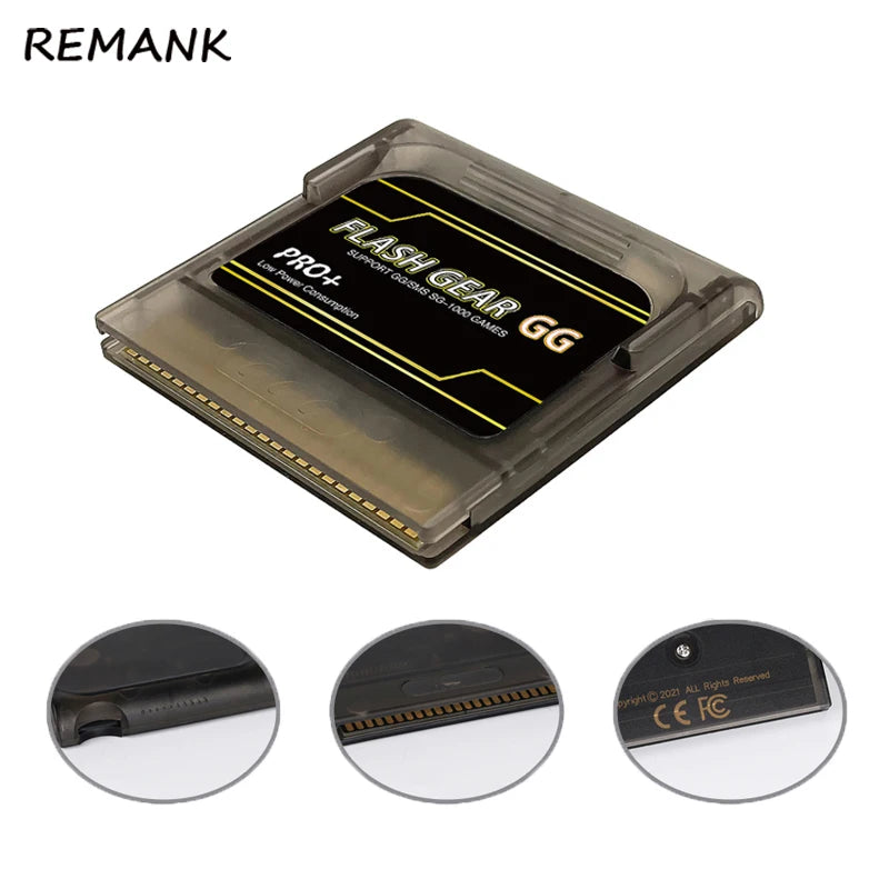 Cartucho de engranaje de juego Flash Gear GG para consola de juegos Sega GG, cartucho de juego GBA GBC con tarjeta TF 600 en 1